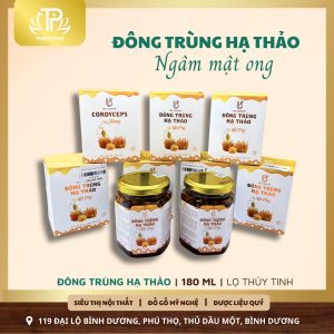 ĐÔNG TRÙNG HẠ THẢO NGÂM MẬT ONG 180ML